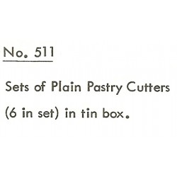 Plain Pastry Cutter Set